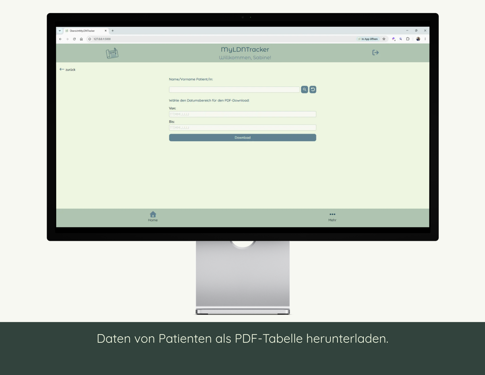 Daten exportieren